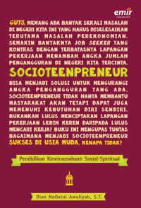Socioteenpreneur (Pendidikan Kewirausahaan Sosial-Spiritural)